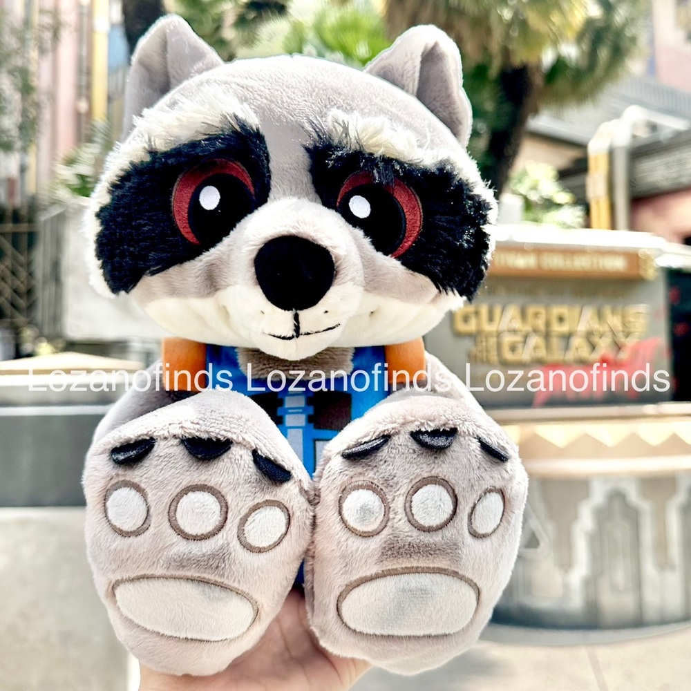 Disney Parks Guardians of the Galaxy Rocket Raccoon Big Feet Plush